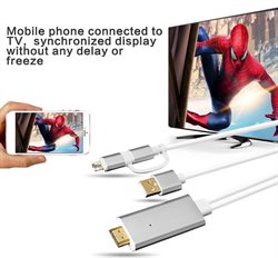 HDTV kabel - Lightning and Micro USB
